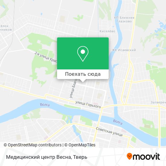 Карта Медицинский центр Весна