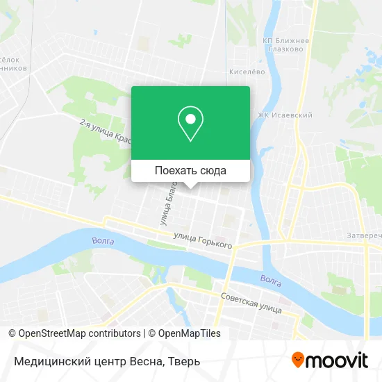 Карта Медицинский центр Весна