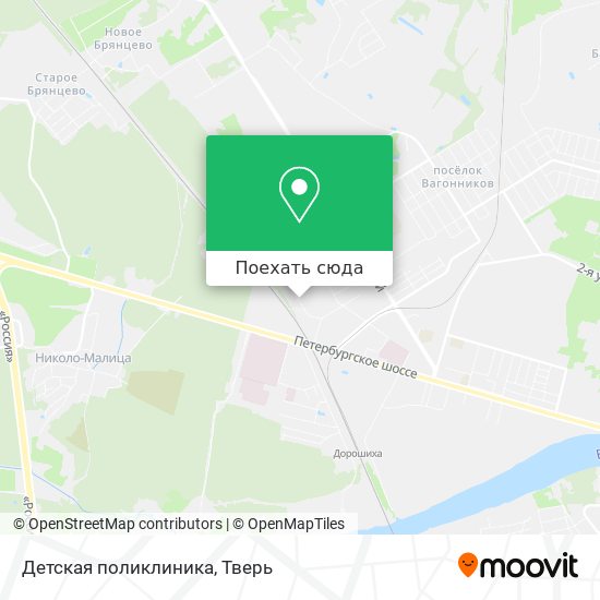Карта Детская поликлиника