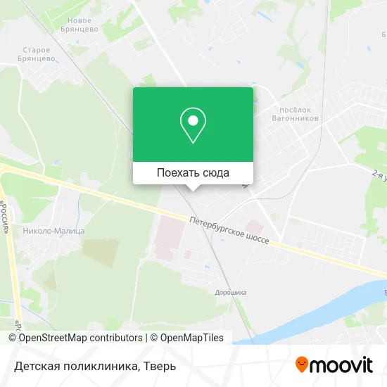 Карта Детская поликлиника