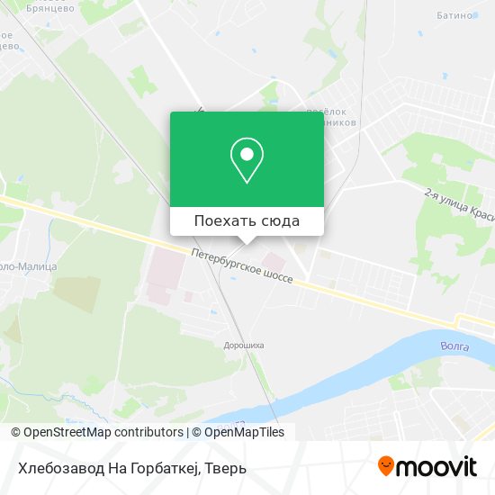 Карта Хлебозавод На Горбаткеj