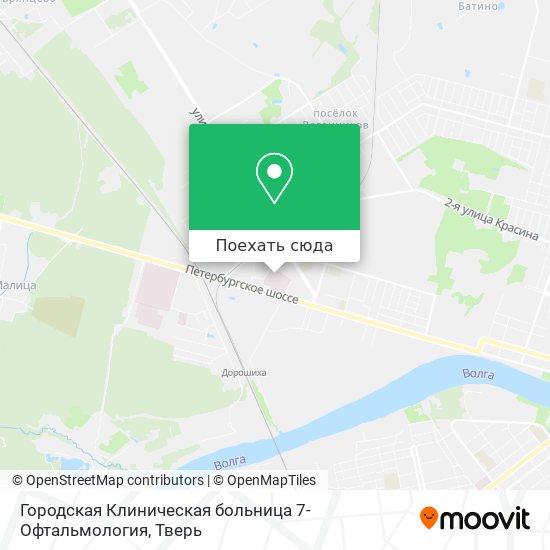 Карта Городская Клиническая больница 7-Офтальмология