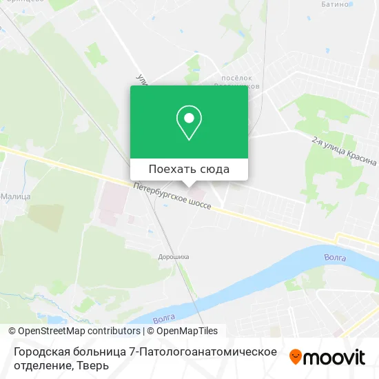 Карта Городская больница 7-Патологоанатомическое отделение