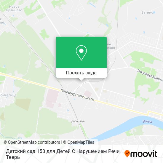 Карта Детский сад 153 для Детей С Нарушением Речи