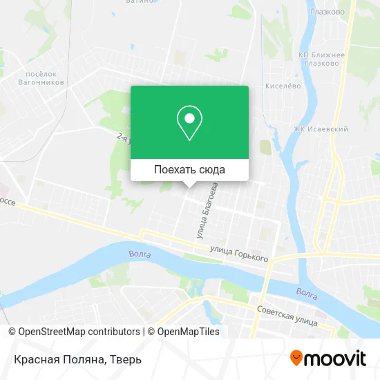 Карта Красная Поляна