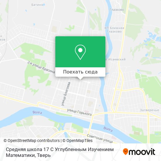 Карта Средняя школа 17 С Углубленным Изучением Математики