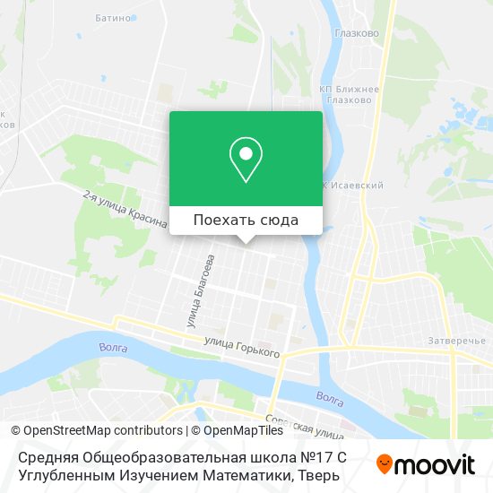 Карта Средняя Общеобразовательная школа №17 С Углубленным Изучением Математики
