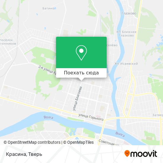 Карта Красина