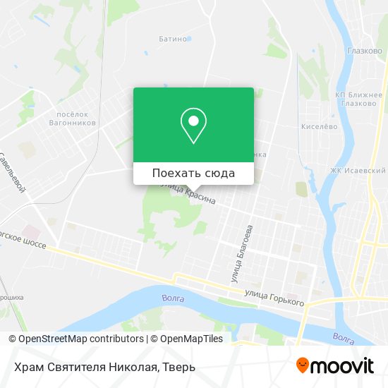 Карта Храм Святителя Николая