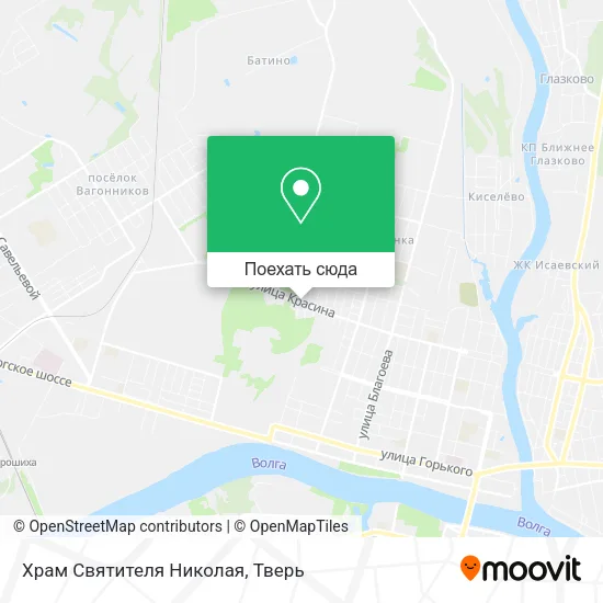Карта Храм Святителя Николая