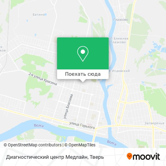 Карта Диагностический центр Медлайн