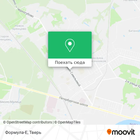 Карта Формула-Е