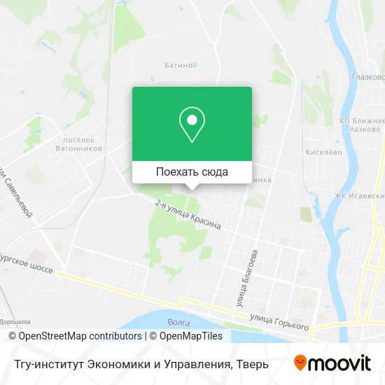 Карта Тгу-институт Экономики и Управления