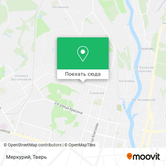 Карта Меркурий