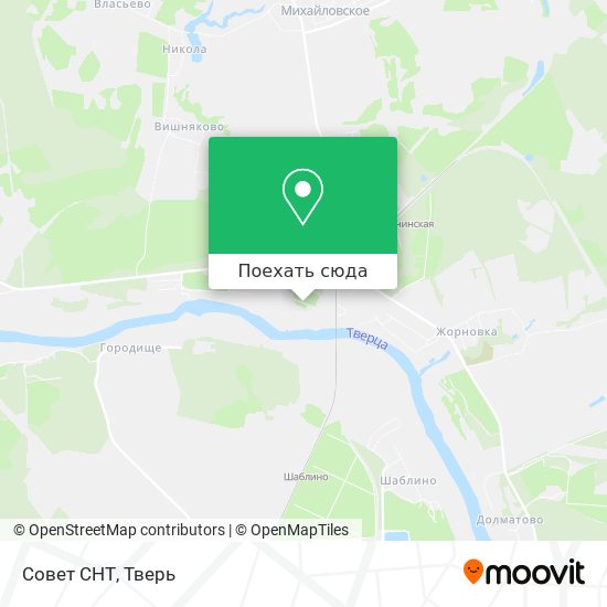 Карта Совет СНТ