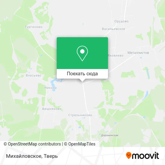Карта Михайловское