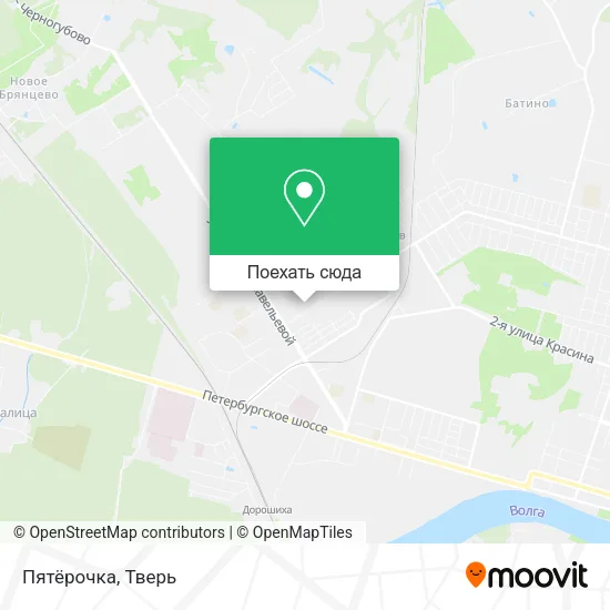 Карта Пятёрочка