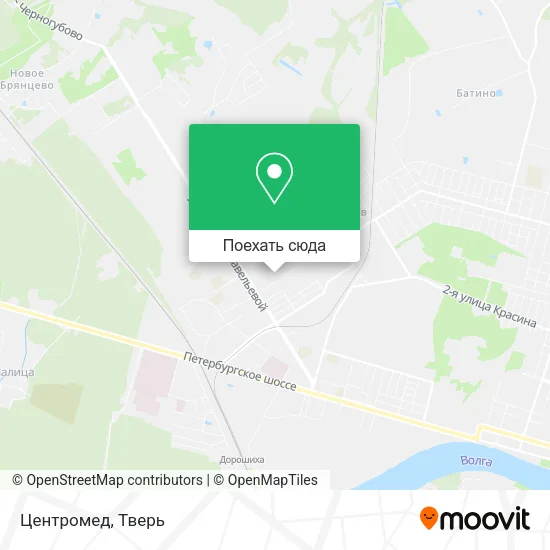 Карта Центромед