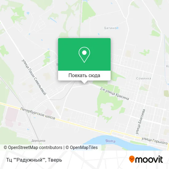 Карта Тц ""Радужный""
