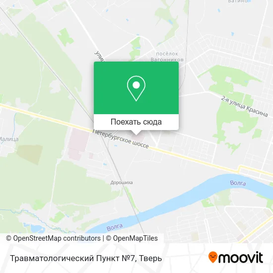 Карта Травматологический Пункт №7
