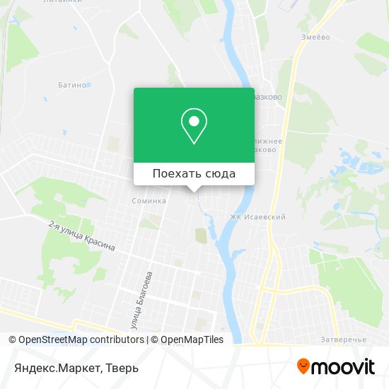 Карта Яндекс.Маркет
