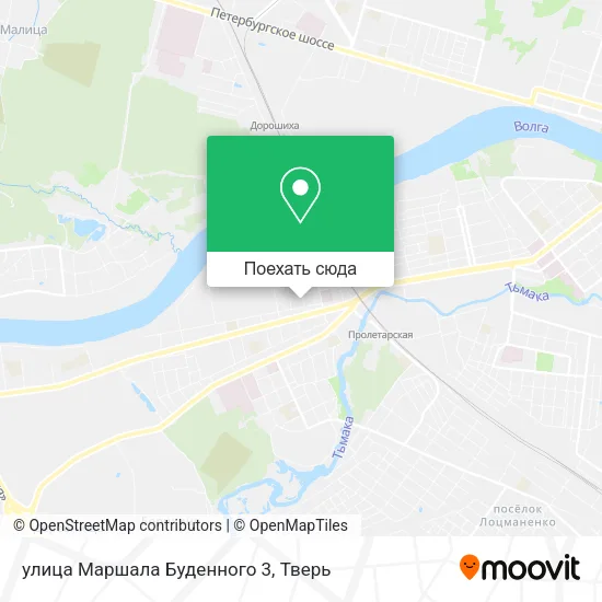 Карта улица Маршала Буденного 3