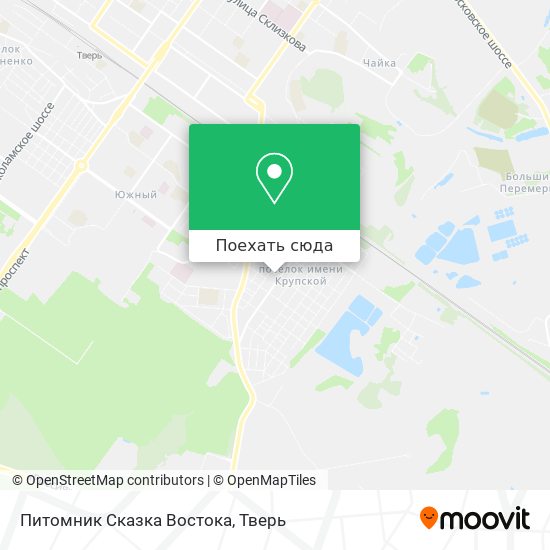 Карта Питомник Сказка Востока