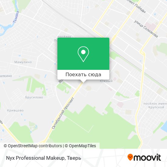 Карта Nyx Professional Makeup