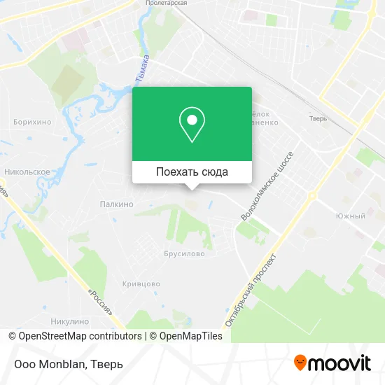 Карта Ooo Monblan
