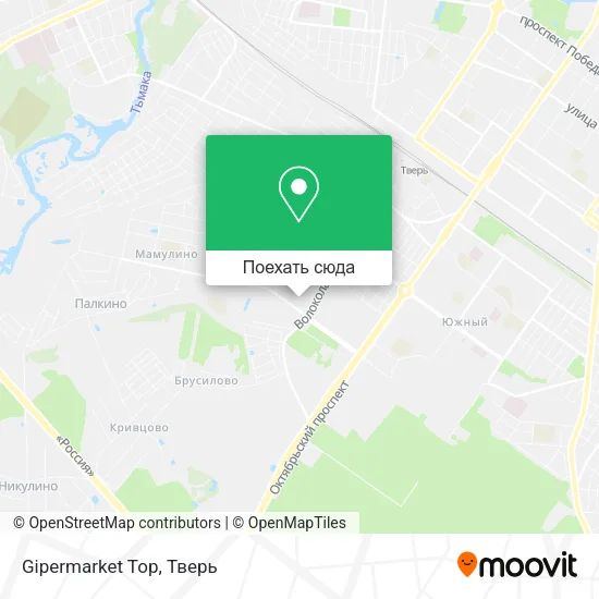 Карта Gipermarket Top