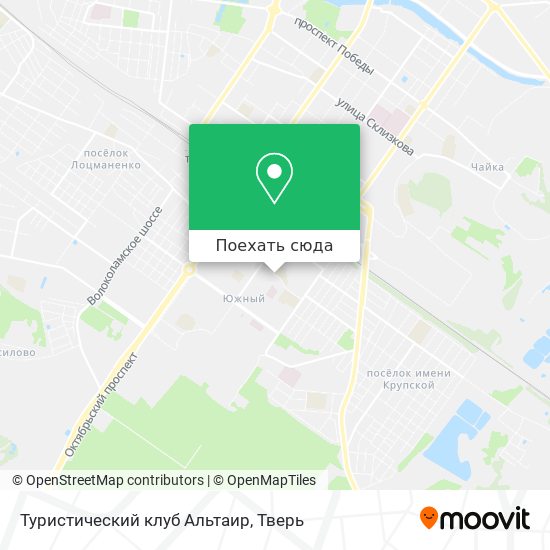 Карта Туристический клуб Альтаир