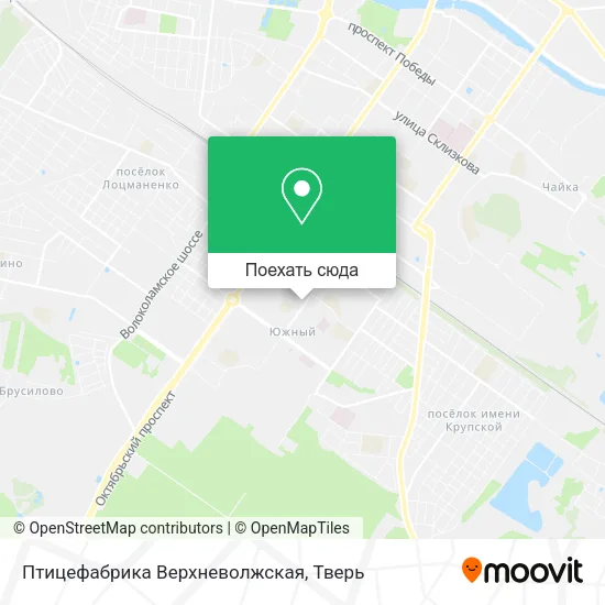 Карта Птицефабрика Верхневолжская