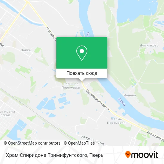 Карта Храм Спиридона Тримифунтского