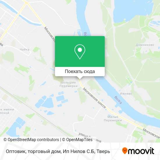 Карта Оптовик, торговый дом, Ип Нилов С.Б