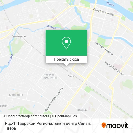 Карта Рцс-1, Тверской Региональный центр Связи