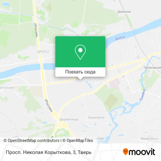 Карта Просп. Николая Корыткова, 3