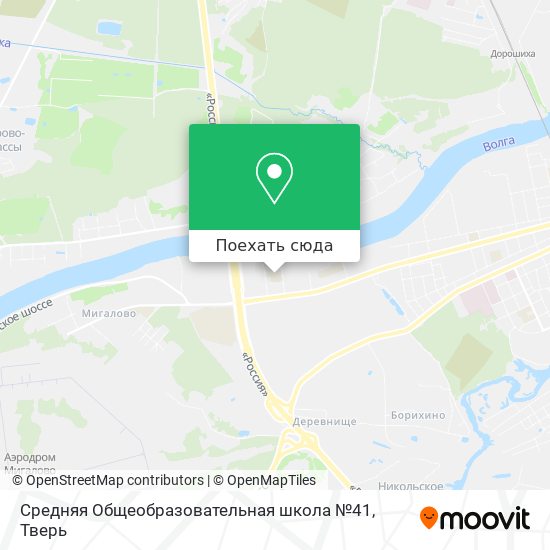 Карта Средняя Общеобразовательная школа №41