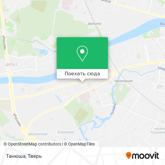 Карта Танюша