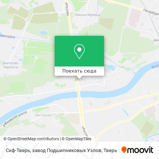 Карта Скф-Тверь, завод Подшипниковых Узлов