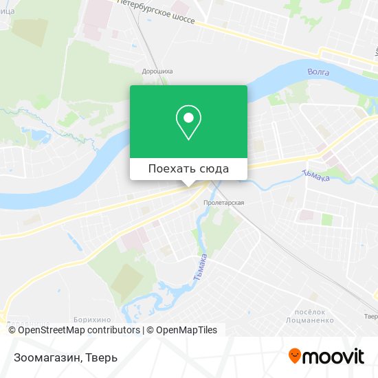Карта Зоомагазин