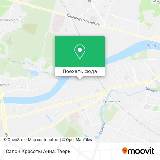 Карта Салон Красоты Анна