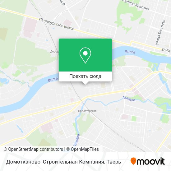 Карта Домотканово, Строительная Компания