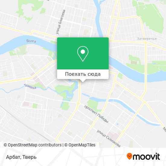 Карта Арбат