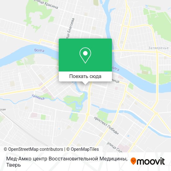 Карта Мед-Амко центр Восстановительной Медицины