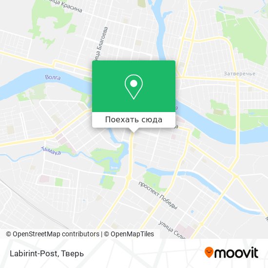 Карта Labirint-Post