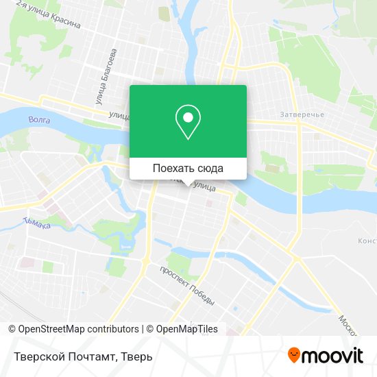 Карта Тверской Почтамт