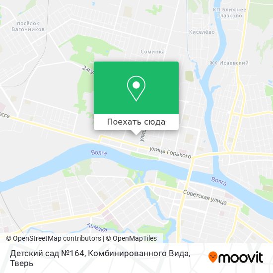 Карта Детский сад №164, Комбинированного Вида