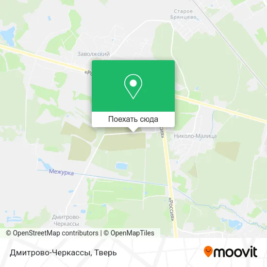Карта Дмитрово-Черкассы
