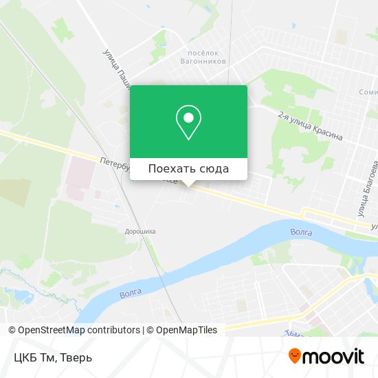 Карта ЦКБ Тм