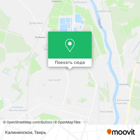 Карта Калининское